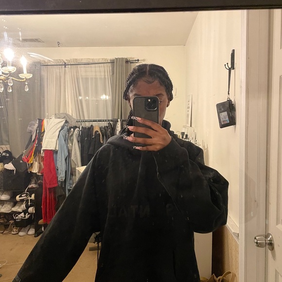 Black Essential Hoodie - Picture 6 of 6